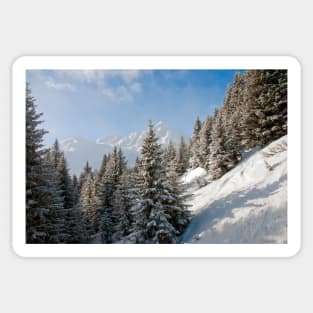 Courchevel 3 Valleys French Alps France Sticker